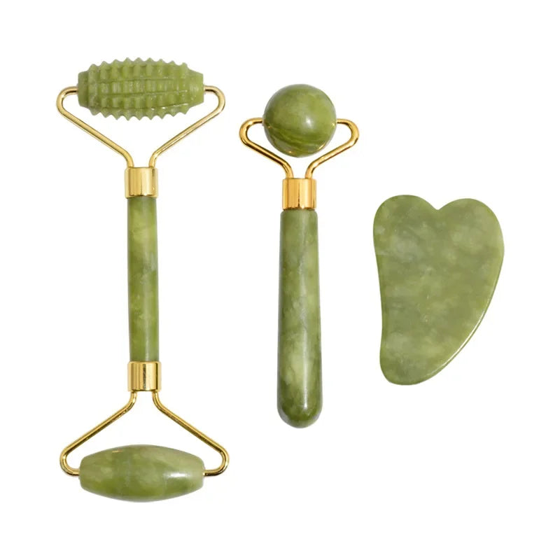 Set Roller Jad pentru Masaj Facial
