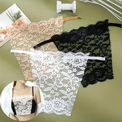 Dantelă Detașabilă Pentru Decolteu (Set de 3 culori)