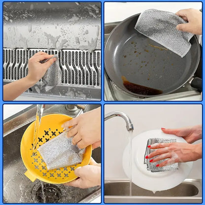 Set Lavete Dublu Abrazive pentru Vase