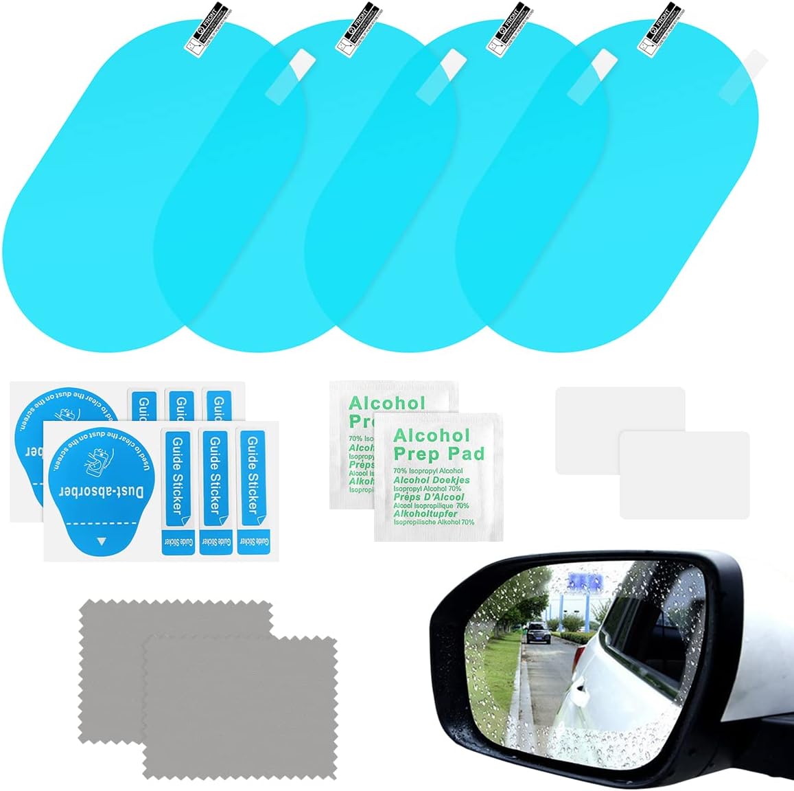 Set Folii Auto Anti Ploaie - 1 SET + 1 GRATIS