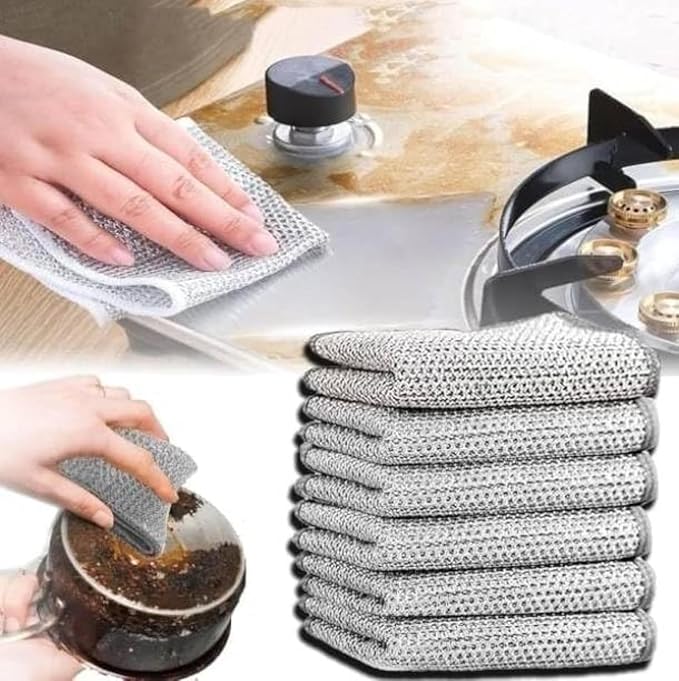 Set Lavete Dublu Abrazive pentru Vase